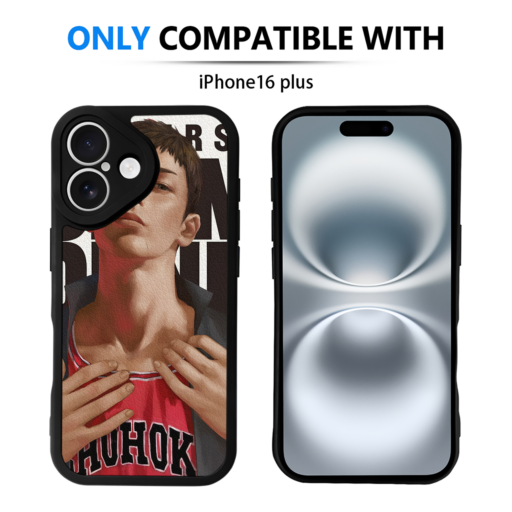 （画像用） SLAM DUNK／スラムダンク 【iPhone 16シリーズ対応】シリコンスマホケース（レザー調） 材質：シリコン